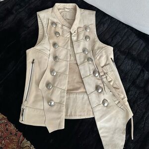 Sheri Bodell vintage leather vest